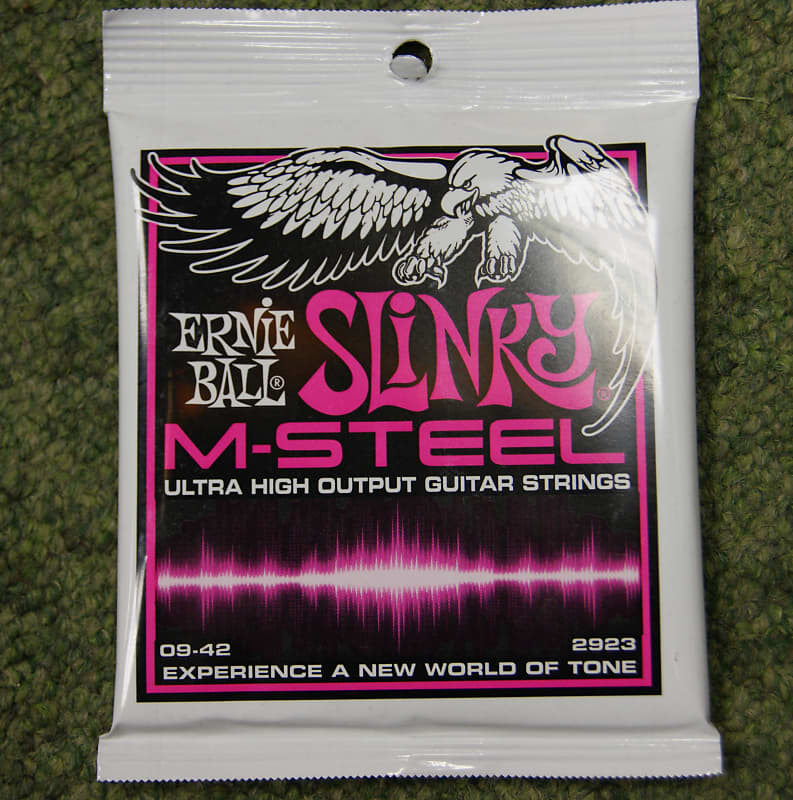 Ernie Ball 2923 M Steel 9-42 super slinky electric guitar strings image 1