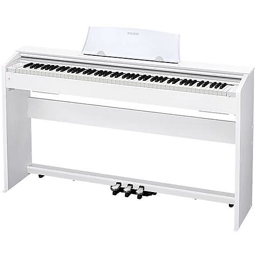 Casio PX-770 Privia 88-Key Digital Console Piano with 2x 8W Amplifiers, White image 1