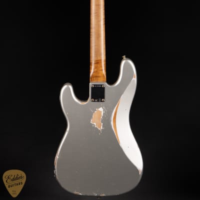 Fender Custom Shop 1964 Precision Bass Heavy Relic P/J - Inca Silver image 5