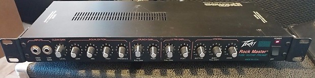 Peavey Rockmaster Tube Guitar Preamp ! 4 valves !  w/footswitch.Triumph.5150.6505