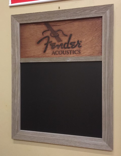 Fender Acoustic Chalkboard image 1
