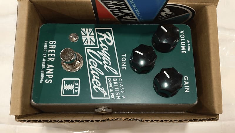 Greer Amps Royal Velvet Class-A British Drive and Pre Pedal