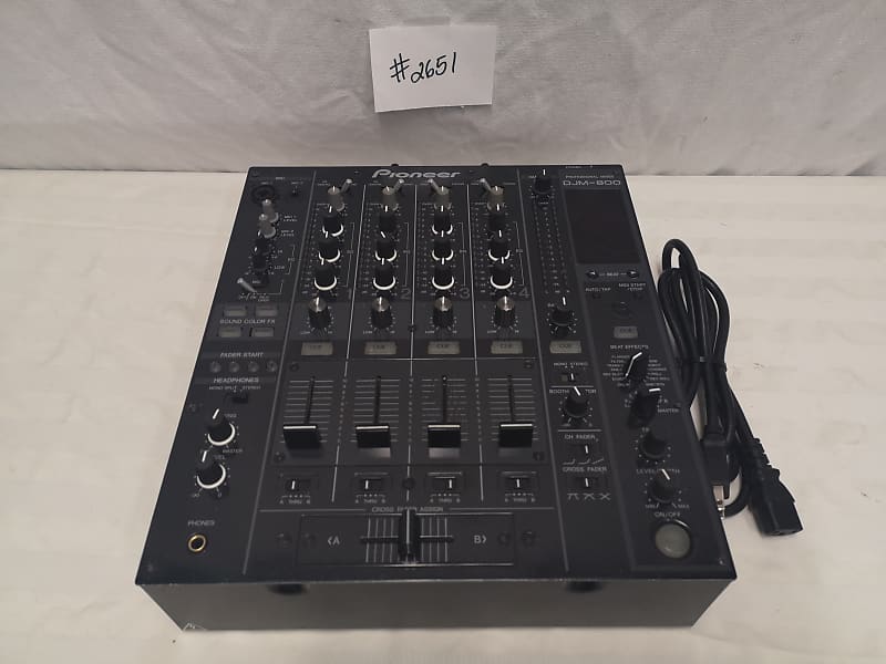 Pioneer DJM800 - Four Channel Professional DJ Mixer #2651 Great Used  Condition - Quick Shipping -