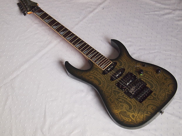 Ibanez RG 760 BK-P 1990 Black Paisley | Reverb