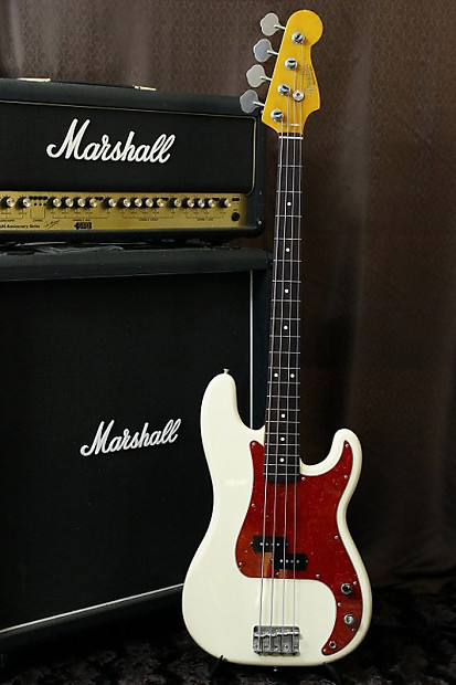 1992 made Fender Japan '62 reissue Precision Bass PBD-62 VintageWh Made in Japan image 1