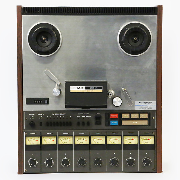 Teac Tascam 80-8 8-Track 1/2 Reel-to-Reel Vintage Tape Recorder Machine -  Very Clean 1-Owner Piece!