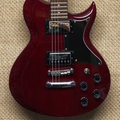 2000’S Washburn WI64 Idol Sold Body Electric Guitar, VCC, Mahogany, Jumbo Frets, Red image 2
