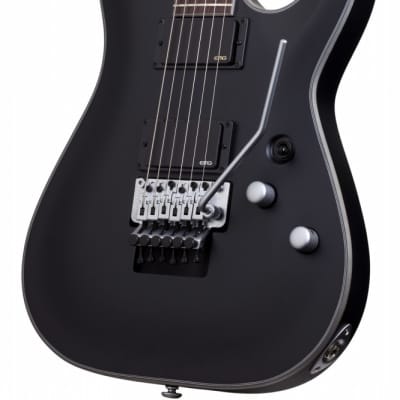 Schecter Damien Platinum-6 FR Satin Black + FREE GIG BAG - SBK NEW Guitar Floyd EMG Platinum Active image 3