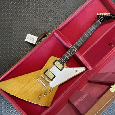 Gibson Custom Shop '58 Korina Explorer Reissue 2021 - Present - Natural with White Pickguard for sale