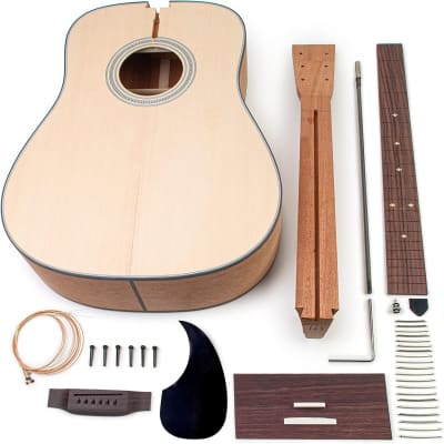StewMac Body-Built Acoustic Guitar Kit, All Solid Woods for sale