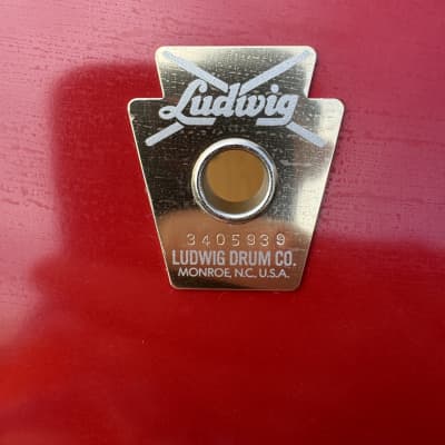 Ludwig 20” x 10” (Deep) - Red Marching / Concert Bass Drum Monroe Keystone image 24