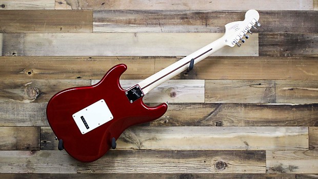 Fender Squier Standard Strat Candy Apple Red Reverb