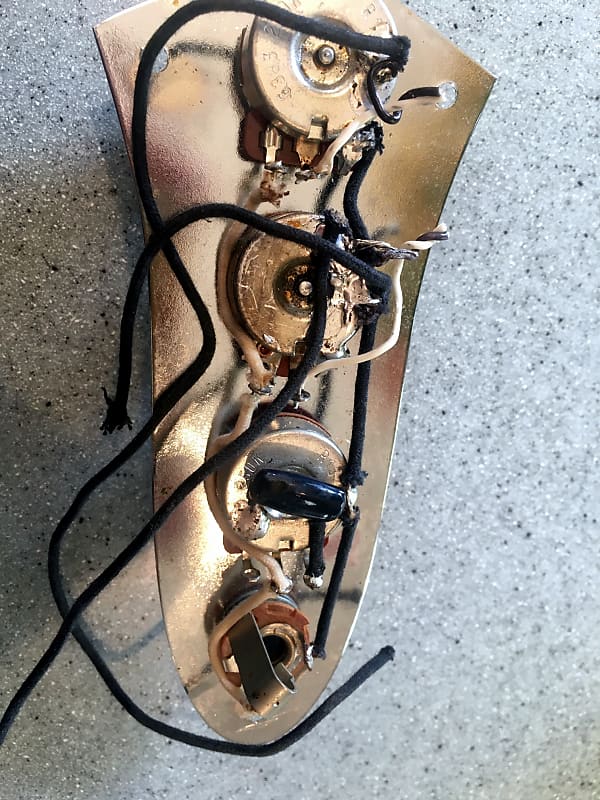 1976 Fender Jazz Bass Wiring Harness Reverb
