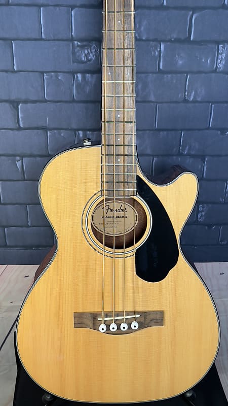 Fender CB-60SCE Acoustic Electric with case - Natural Goss | Reverb