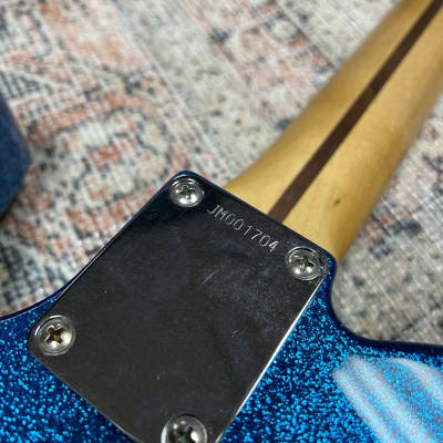 Fender J Mascis Signature Telecaster Bottle Rocket Blue Flake W/ Gigbag image 11