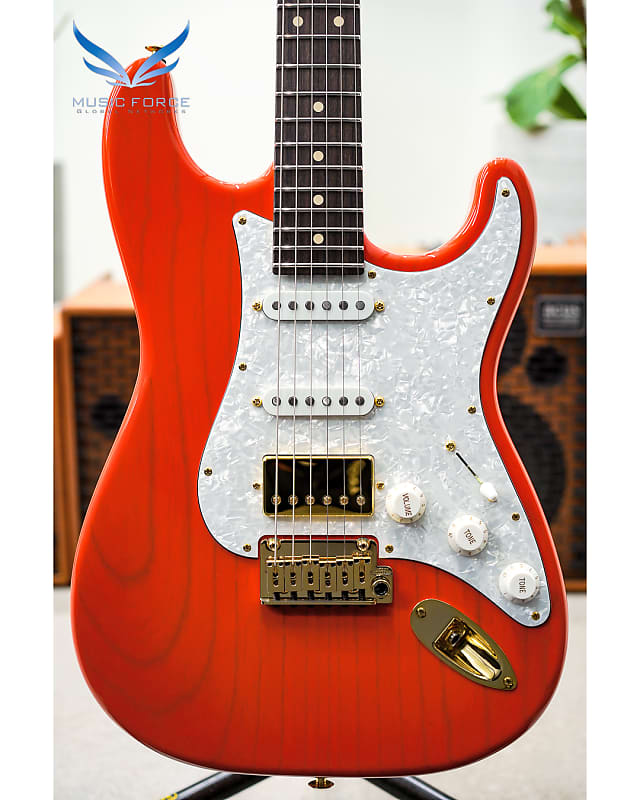 Suhr Classic S Dealer Select Limited Run - Trans Fiesta Red | Reverb