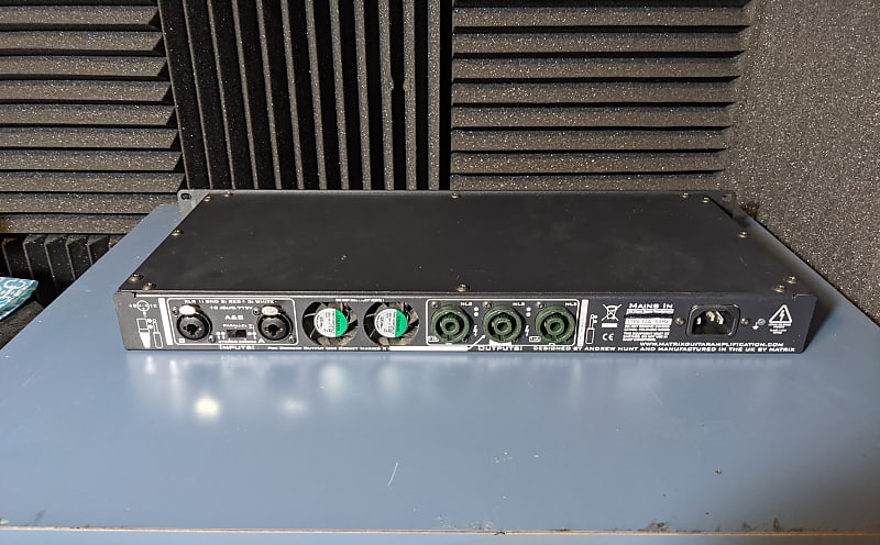 MATRIX GT1000FX 1U パワーアンプ Matrix Amplification
