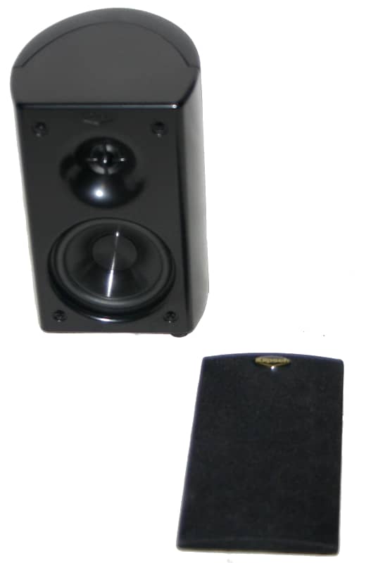 USED Klipsch HD Theater 300 Satellite Speaker Replacement w Wall Bracket Black USED / Working VG image 1