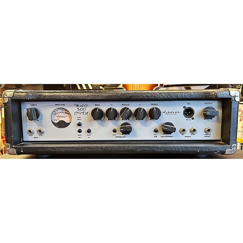 Ashdown アッシュダウン　MAG300 EVOⅡ Ashdown MAG 300H EVO II Bass Head, Second-Hand | Reverb