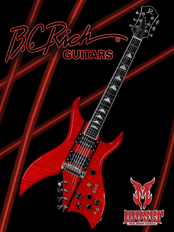 B.C. Rich Custom Shop Bich 10 Supreme 5A Flame Maple 2024 Reverb