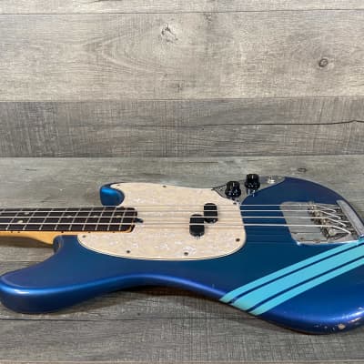Fender Mustang Bass 1973 Competition Blue image 3