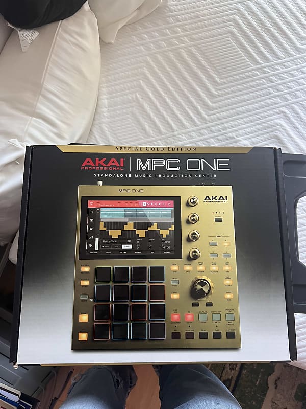 Akai MPC One Standalone MIDI Sequencer Gold Edition | Reverb