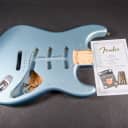 Fender Custom Shop 50's LTD Stratocaster Body COA & Neckplate Ice Blue Metallic