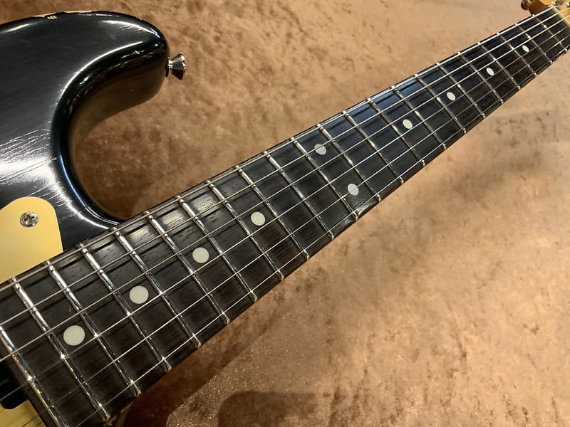 Red House Guitars General S/SSH - Black w/Gold Racing Stripe Red House Guitars General S/SSH - Black w/Gold Racing Stripe