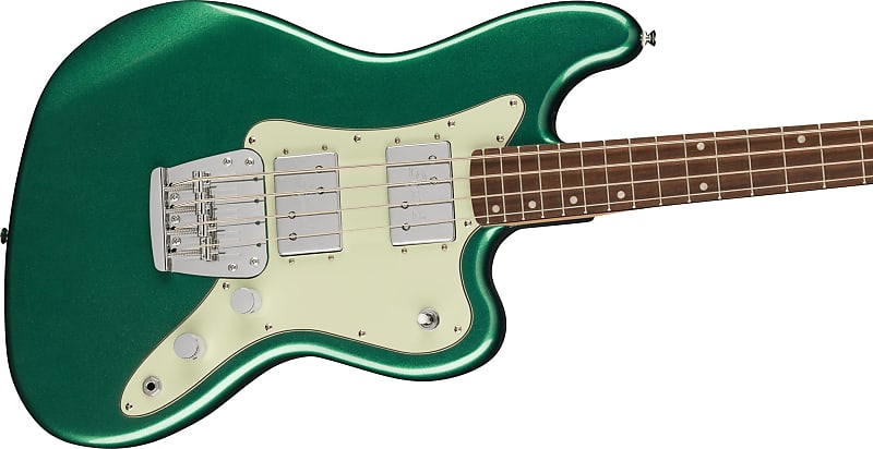 SQUIER - Paranormal Rascal Bass HH Laurel Fingerboard Mint Pickguard Sherwood Green - 0377105546 image 1