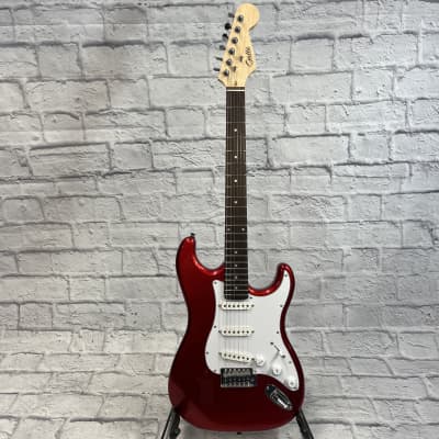 Gatto Strat Style Electric Red Electric Guitar image 2