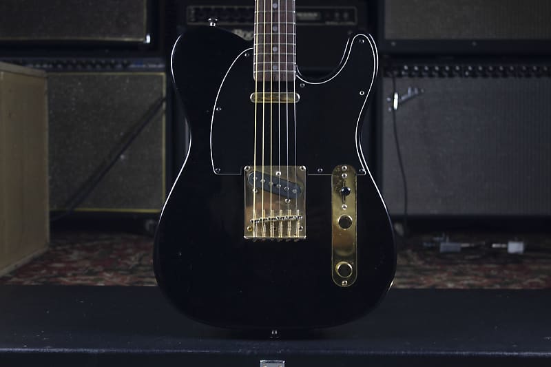 Vintage Rare Japan MIJ Fender Telecaster TLG-80 1988 Black