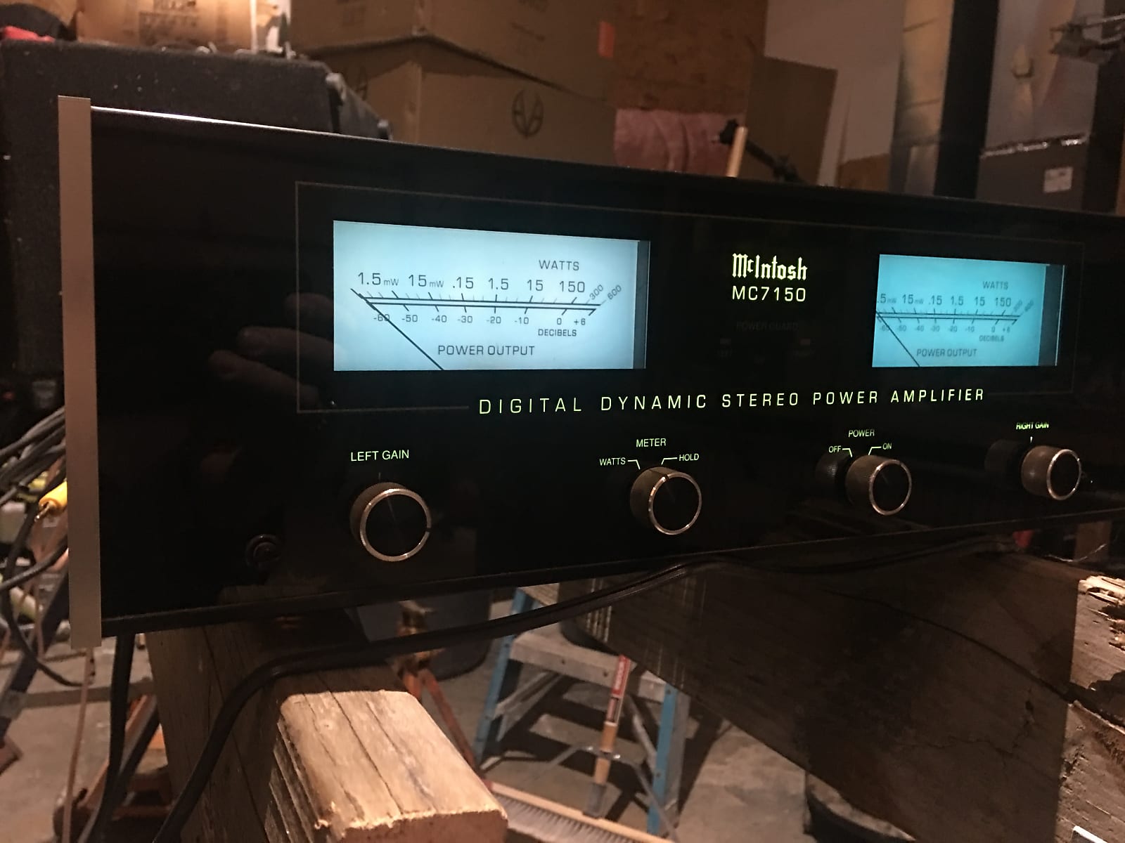 McIntosh MC7150 150Watt Stereo Solid State Power Amplifier Reverb