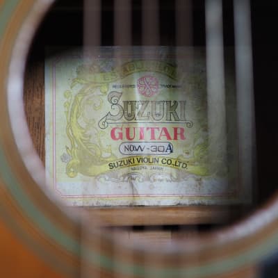 Suzuki Three S W-30A Dreadnought - Violin Finish | Reverb