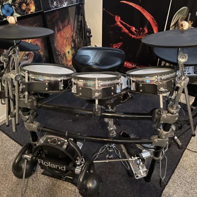 Roland TD-20 V-Drums Kit w/ TDW-20 Expansion, VH-12 Hi-Hat, CY-15 Ride, PD-125 Mesh Pads – Local Pickup Phoenix AZ
