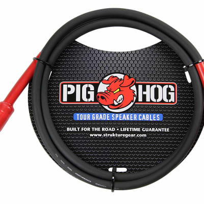 Pig Hog - PHSC5 - High Performance 14 Gauge 9.2mm 1/4" Speaker Cable - 5 ft.