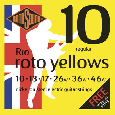 Rotosound R10 Roto Yellows Electric, Regular, 10-46 for sale