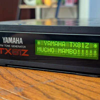 Yamaha TX81Z Rackmount FM Tone Generator 1987 - 1988 - Black