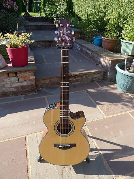 Takamine GF15CE NAT G15 Series FXC Concert Cutaway Acoustic/Electric Guitar Natural Gloss image 1