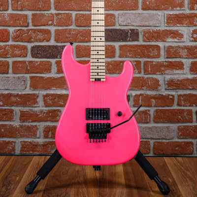Charvel USA Custom Shop San Dimas Namm Edition #606 Master Built by “Red” Dave Nichols Neon Pearl Pink 2025 w/OHSC (B-stock) image 4