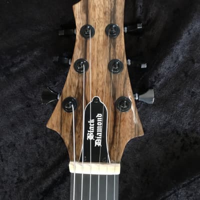 Black Diamond Super-V Custom Guitar w/case Highly Figured Korina Hand crafted image 10
