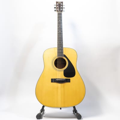 Yamaha FG-301B Orange Label Jumbo Dreadnought Acoustic Guitar w/ Case - Natural image 3