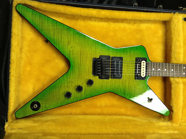 Washburn Dime 3 1998 Dimebag Darrell Signature Model in Dime Slime