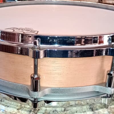 FREE FLOATING SNARE DRUM MAHOGANY SHELL 2&7/8" - RAW VIRGIN UNDRILLED image 1