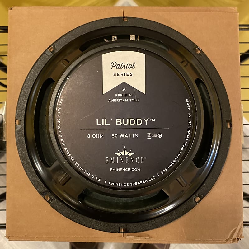 Eminence Lil Buddy 10" Guitar Speaker Hemp Cone 8 Ohm 2 of 2 Reverb