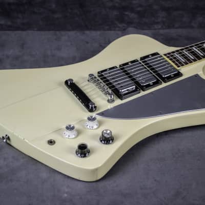 Japan era Samick Meriken FireBird FB 3pu 1988 white | Reverb