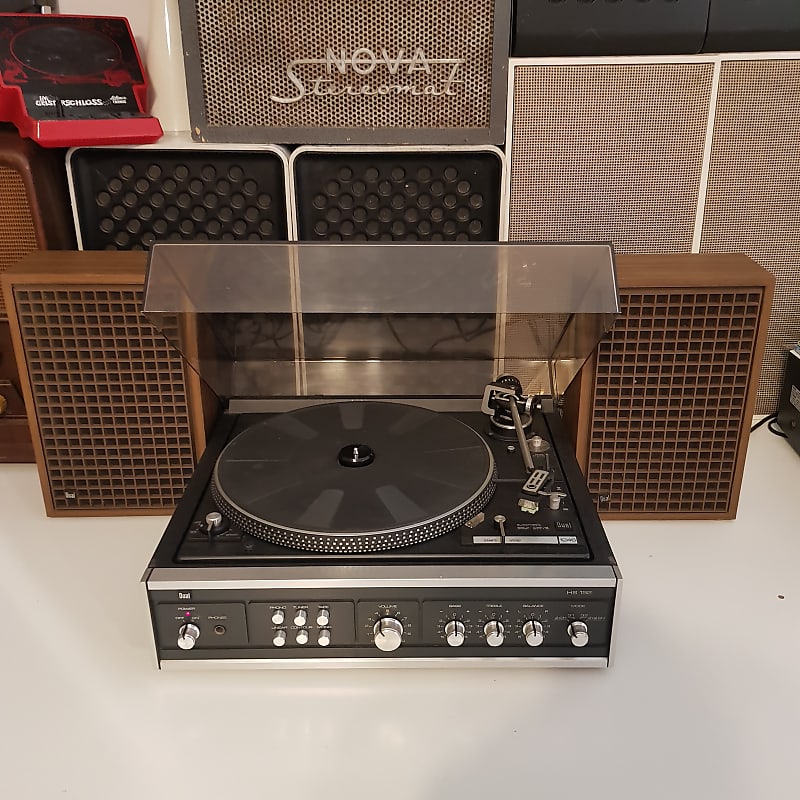 Rare Turntable Plattenspieler Dual HS152 1246 1978 QUADRAPHONIC With Nos Original Stylus Shure Working image 1