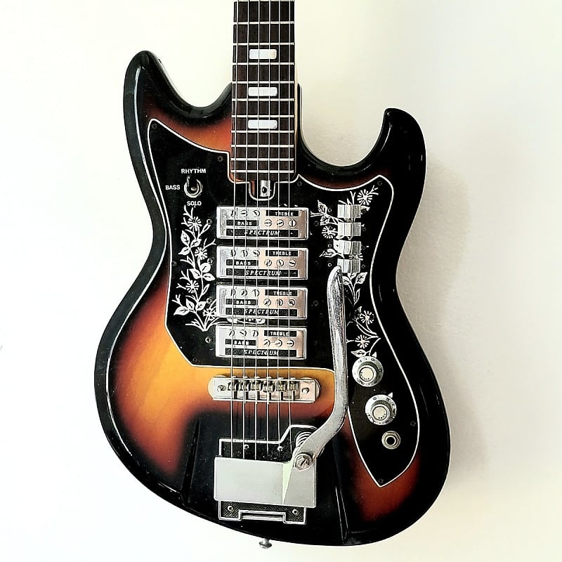 Teisco Spectrum 4 ET-440 MIJ Japan Sleeper: Reradiused to 16