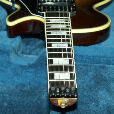 ESP Ordered LP Type Travel Guitar Custom Shop in NY 1984 Brown Sunburst image 8