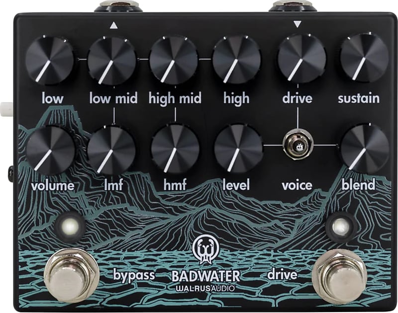 Walrus Badwater Bass Pre-Amp D.I. Effects Pedal image 1