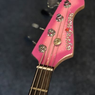 Gypsy Rose Bass Guitar 2015 Pink Sparkle | Reverb